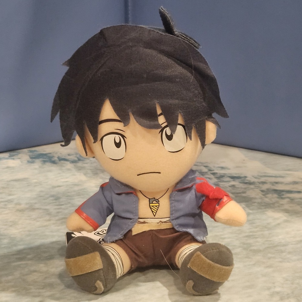 Movic Tengen Toppa Gurren Lagann Simon Plush 8" Anime Stuffed Doll Japan